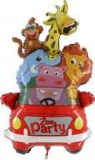 Accessoires:Safari Party Balloon foil:95 cm 