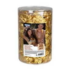 Hawaii Blumenkette Elena; Multipack:20 Stück, gold