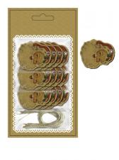 Labels for Christmas gifts:12 Item, 4cm x 4cm 