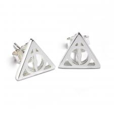 Accessoires:Harry Potter: Ohrringe Deathly Hallow (Sterling Silber):silber 