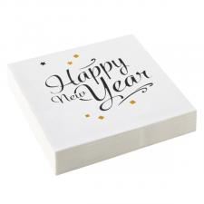 Happy New Year napkins:20 Item, 33 x 33 cm