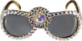 Sequin glasses:silver 