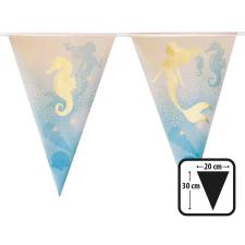 Foil pennant chain mermaid:4m, multicolored 