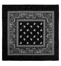 Bandana Halstuch Cowboy:55 x 55 cm, schwarz 