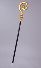 Bischofsstab, 4-tlg.:126 cm, gold