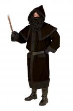 Knecht Ruprecht Mantel: Schmutzlikostüm:One Size, schwarz
