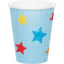 1. Anniversaire tasses à boire:8 pièce, 2.5dl, multicolore 