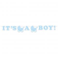 Accessoires:It's a boy Girlande:1.7m, mehrfarbig 
