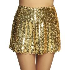 Mini skirt Sequins:or/gold