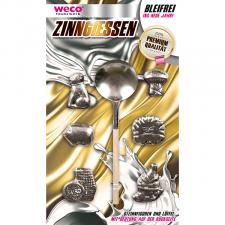 Pewter casting 6 figures DE