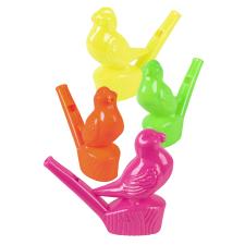 Accessoires:Sifflets d'oiseaux couleurs fluo:4 pièce, 5,5 x 6,5 cm 