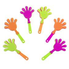 Accessoires:Mini hand clappers:6 Item, 9x4cm 