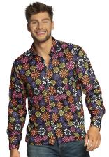Flower Power Hippie Hemd:bunt 