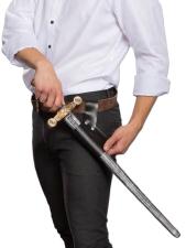 Accessoires:Porte-épée avec boucle de ceinture:noir 