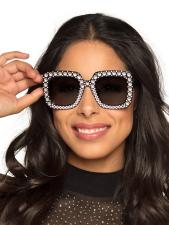 Accessoires:Partybrille Bling bling:schwarz 