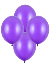 Accessoires:Ballons:10 Item, 27 cm, purple 