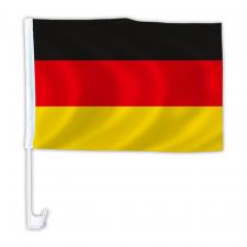 Car flag Germany: Fan merchandise Car:46 x 30 cm, white/red 