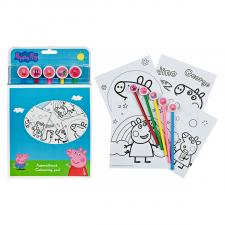 Peppa Pig : Bloc coloriage divers motifs à colorier