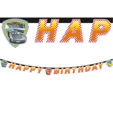 Disney Cars Happy Birthday Girlande: Kinderparty Deko:200 cm, bunt 