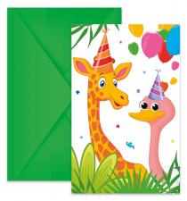 Safari Invitation cards :FSC certified 