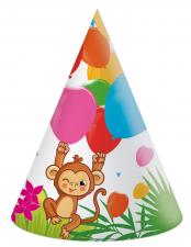 Safari Party Hats:FSC certified:6 Item 