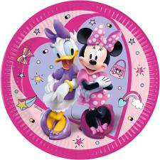 Minnie Mouse Partyteller: Kindergeburtstag Tischdeko:8 Stück, 23 cm, bunt 