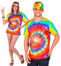 Accessoires:Hippie tie-dye shirt, unisex:colorful S/M