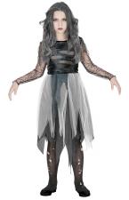 Accessoires:Geistermädchen Kostüm:schwarz/grau 158 cm