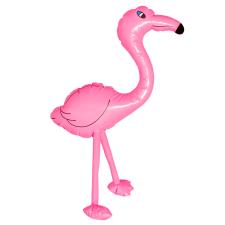 Aufblasbarer Flamingo:60 cm, pink