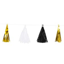 Tassel garland Party Time:3 m, or/gold
