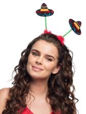 Accessoires:Tiara Mexican sombreros:colorful 