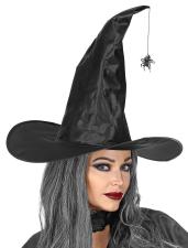 Hexenhut mit Spinne:schwarz 