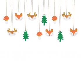 Gift tags Forest, mix 