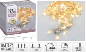 Chain of lights with 192 LEDs Outdoor:14.5 m 