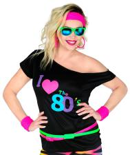 80er Jahre Mode Shirt:bunt 