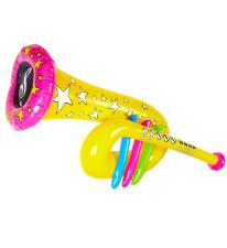 Inflatable tuba:63 cm, yellow 