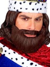 Beard and mustache: for different characters:brown 