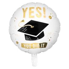 Accessoires:Graduation Folienballon 'YES YOU DID IT':45 cm 