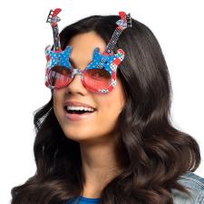 Party glasses Guitar USA:multicolored
