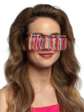 Fringy festival party glasses:colorful 