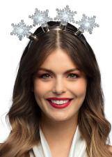 Magisches LED-Diadem mit funkelnden Schneeflocken