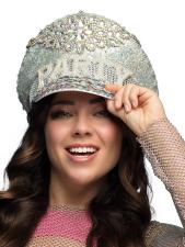 Mütze Party sparkle:silber 
