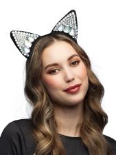 Diadem Katze Diamant:silber 