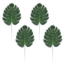 Palm leafs Exotic:4 Item, 17 x 33 cm, green 