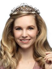 Metall Deluxe Tiara Royal Alexandra:silber 