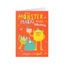 Accessoires:Geburtstagskarte Happy Birthday: Monstermässig:mehrfarbig 