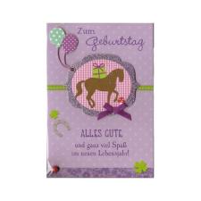 Accessoires:Geburtstagskarte Happy Birthday : Alles Gute:mehrfarbig 