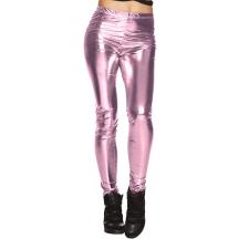 Legging Metallic:rosa 