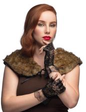 Spitzen Handschuhe Paris:schwarz