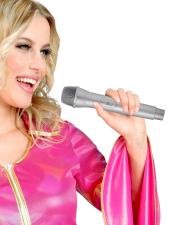 Accessoires:Microphone en plastique:argent 